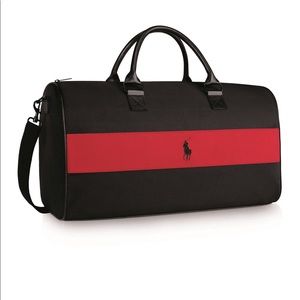 ralph lauren duffle bag red
